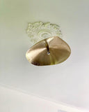 Hammered Brass Pendant Light