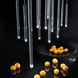 Cluster Tube Contemporary Chandelier for High Ceiling Stairwell Foyer and Lobby