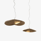 Hammered Brass Pendant Light