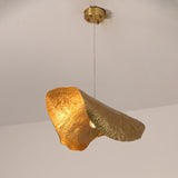 Hammered Brass Pendant Light