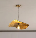 Hammered Brass Pendant Light