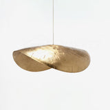 Hammered Brass Pendant Light